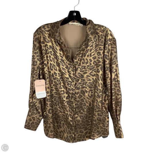 Top Long Sleeve By Clothes Mentor In Animal Print, Size: S