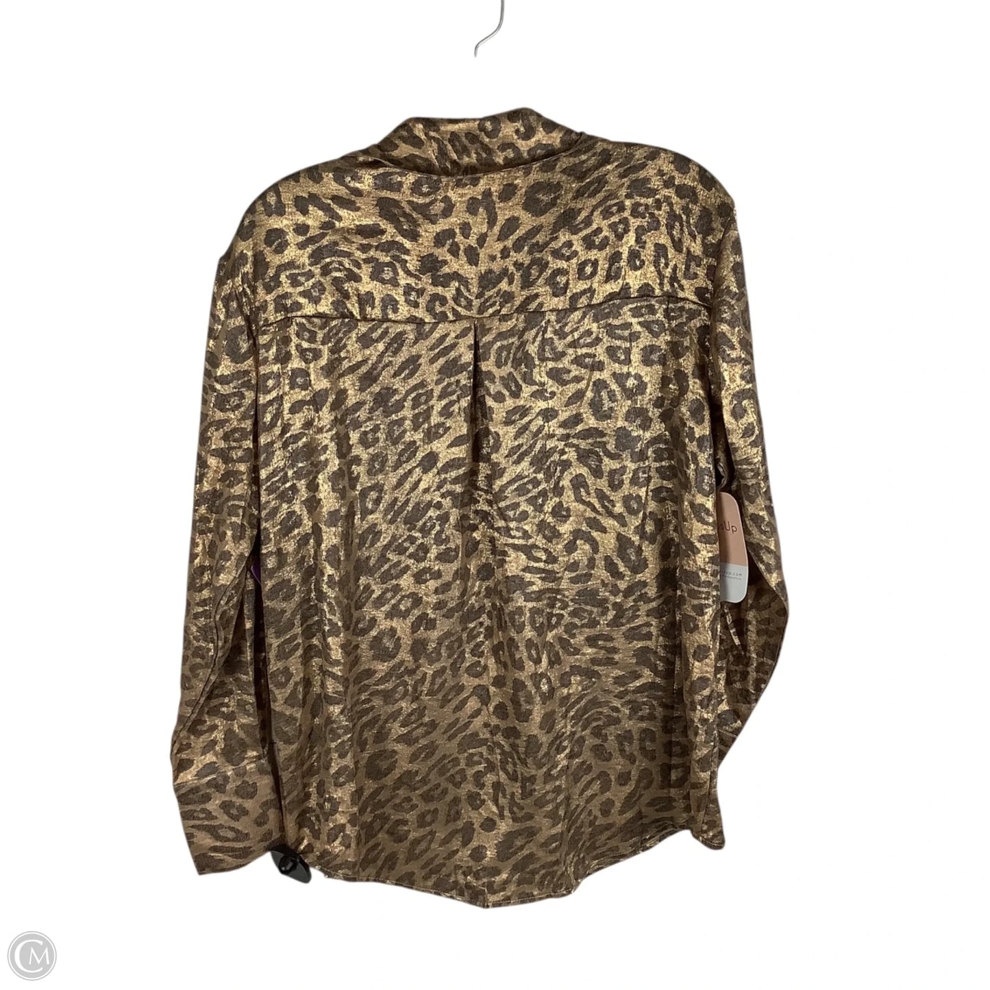 Top Long Sleeve By Clothes Mentor In Animal Print, Size: S