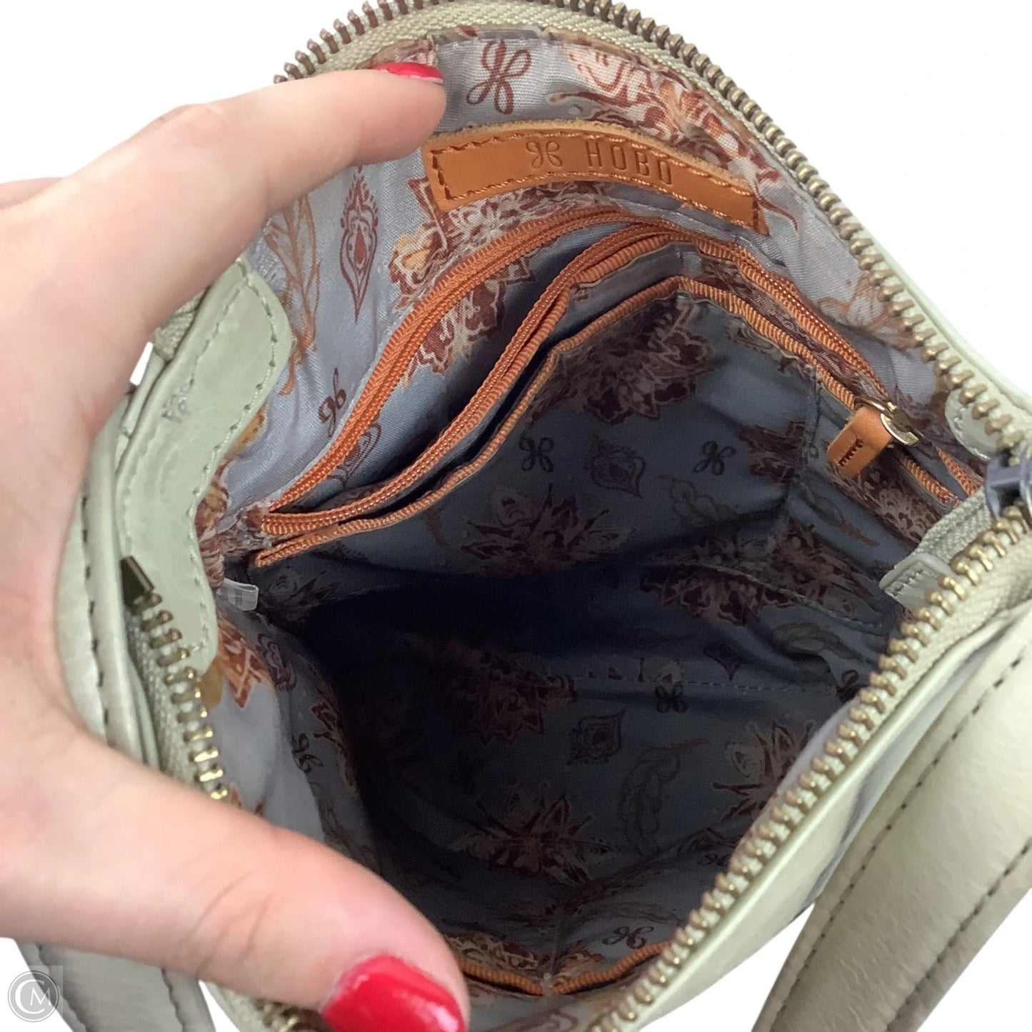 Crossbody Leather By Hobo Intl, Size: Medium