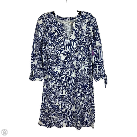 Dress Designer By Lilly Pulitzer In Blue & White, Size: Xs