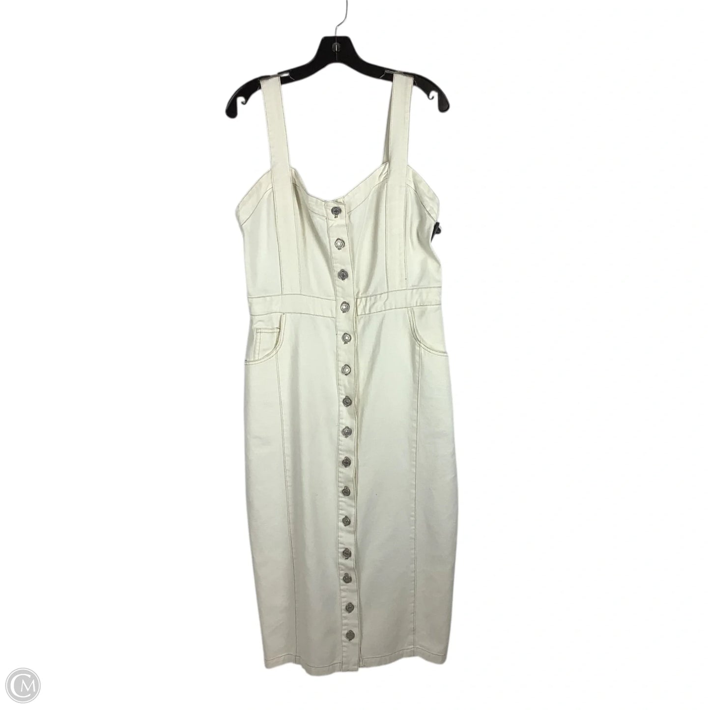 Dress Casual Maxi By Anna Grace In Cream, Size: L