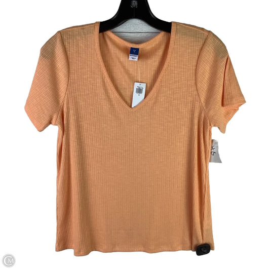Top Short Sleeve By Old Navy In Orange, Size: Xs