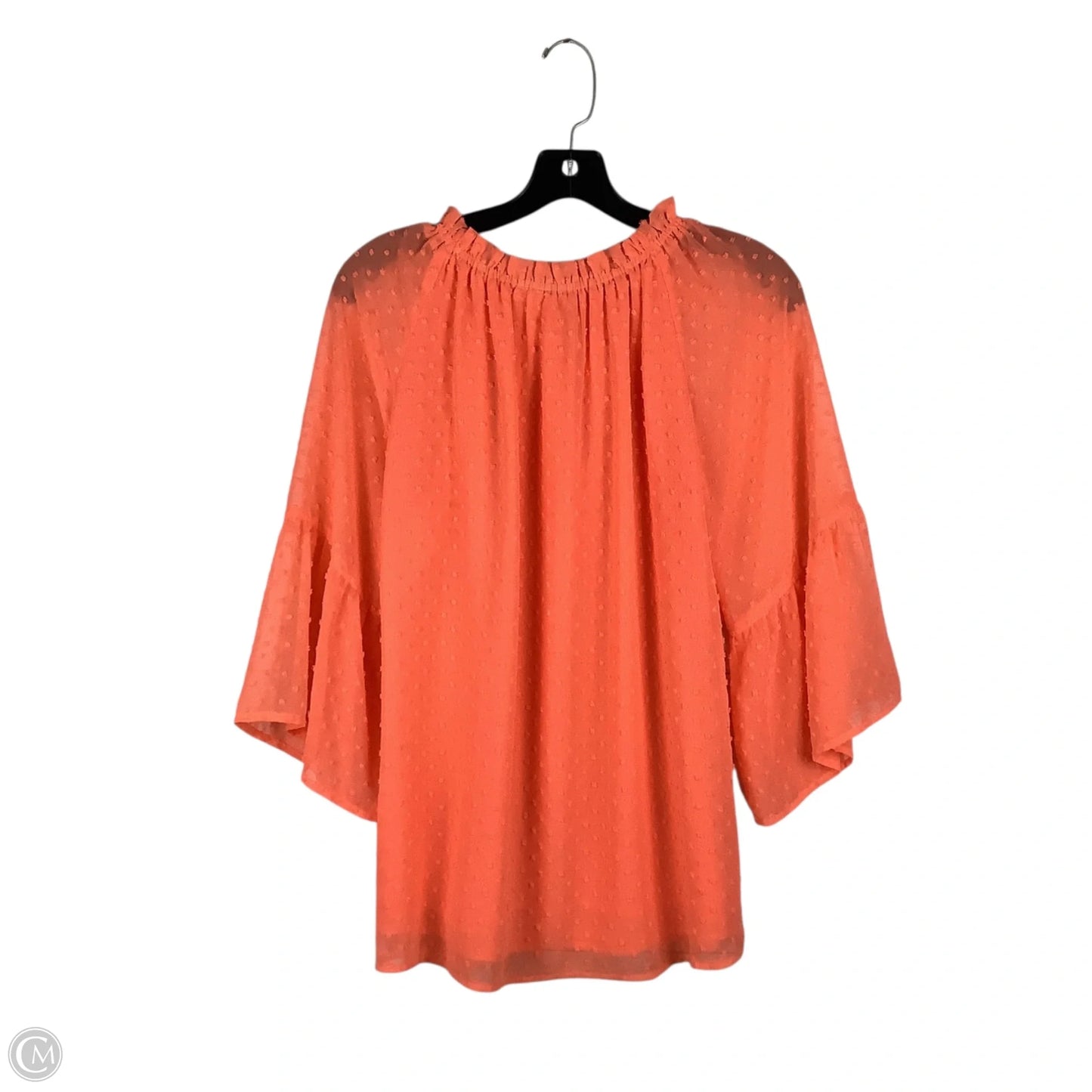 Top Long Sleeve By Jade In Orange, Size: M