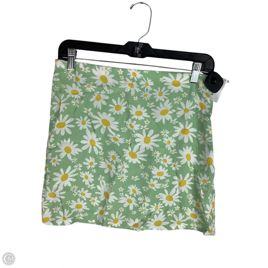 Skirt Mini & Short By Elodie In Green, Size: M
