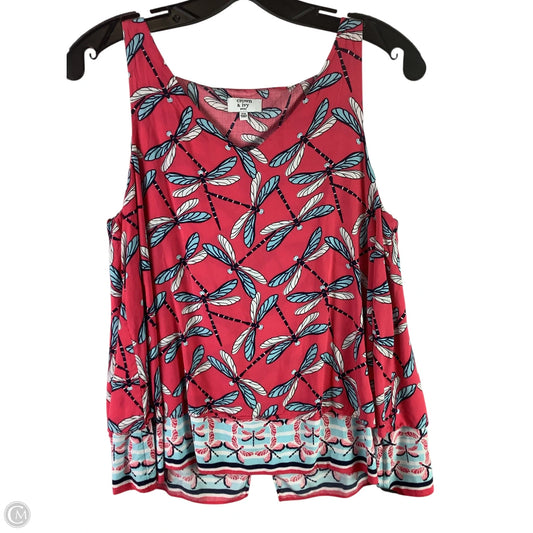 Top Sleeveless By Crown And Ivy In Pink, Size: Mp
