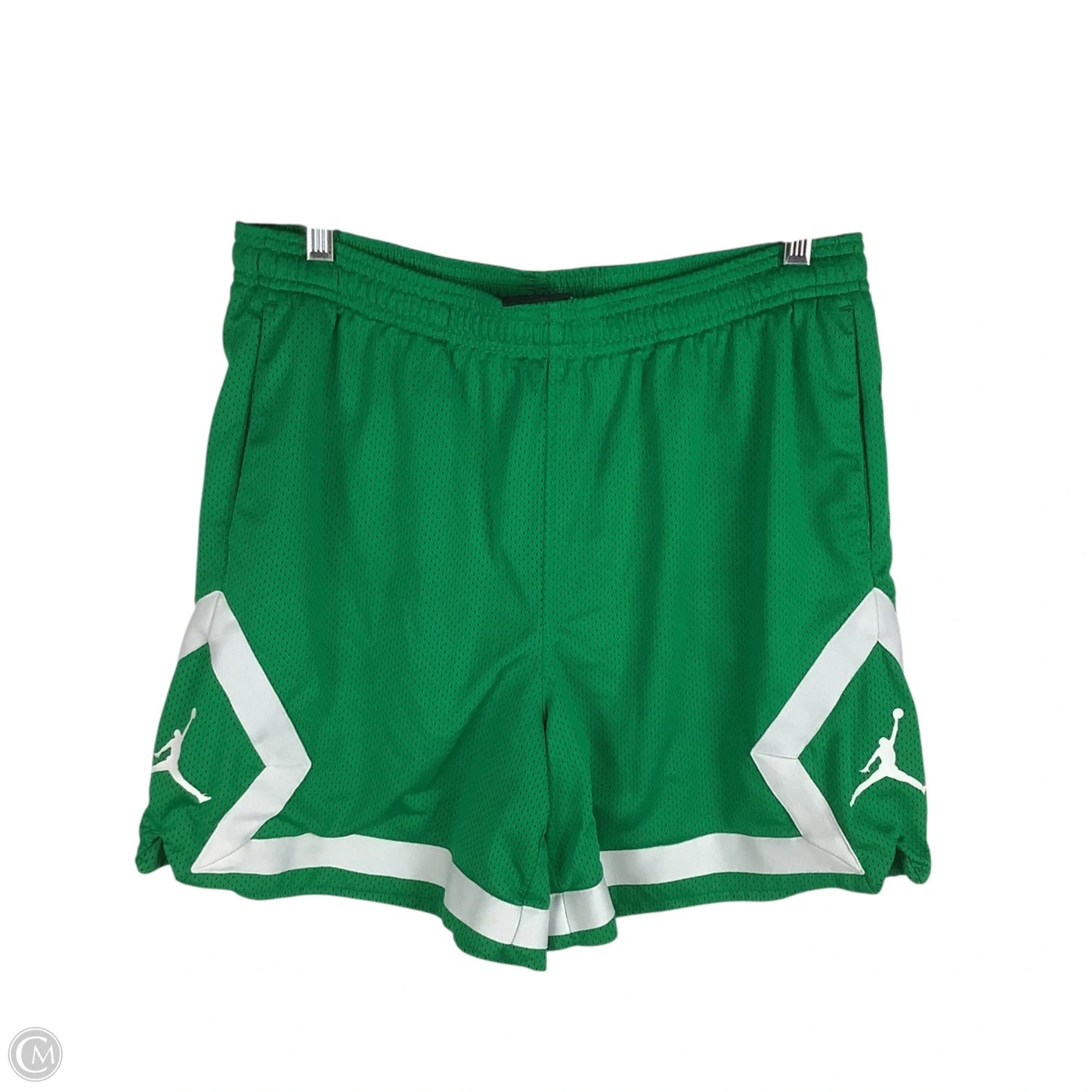 Shorts Athletic By Jordan In Green, Size: M