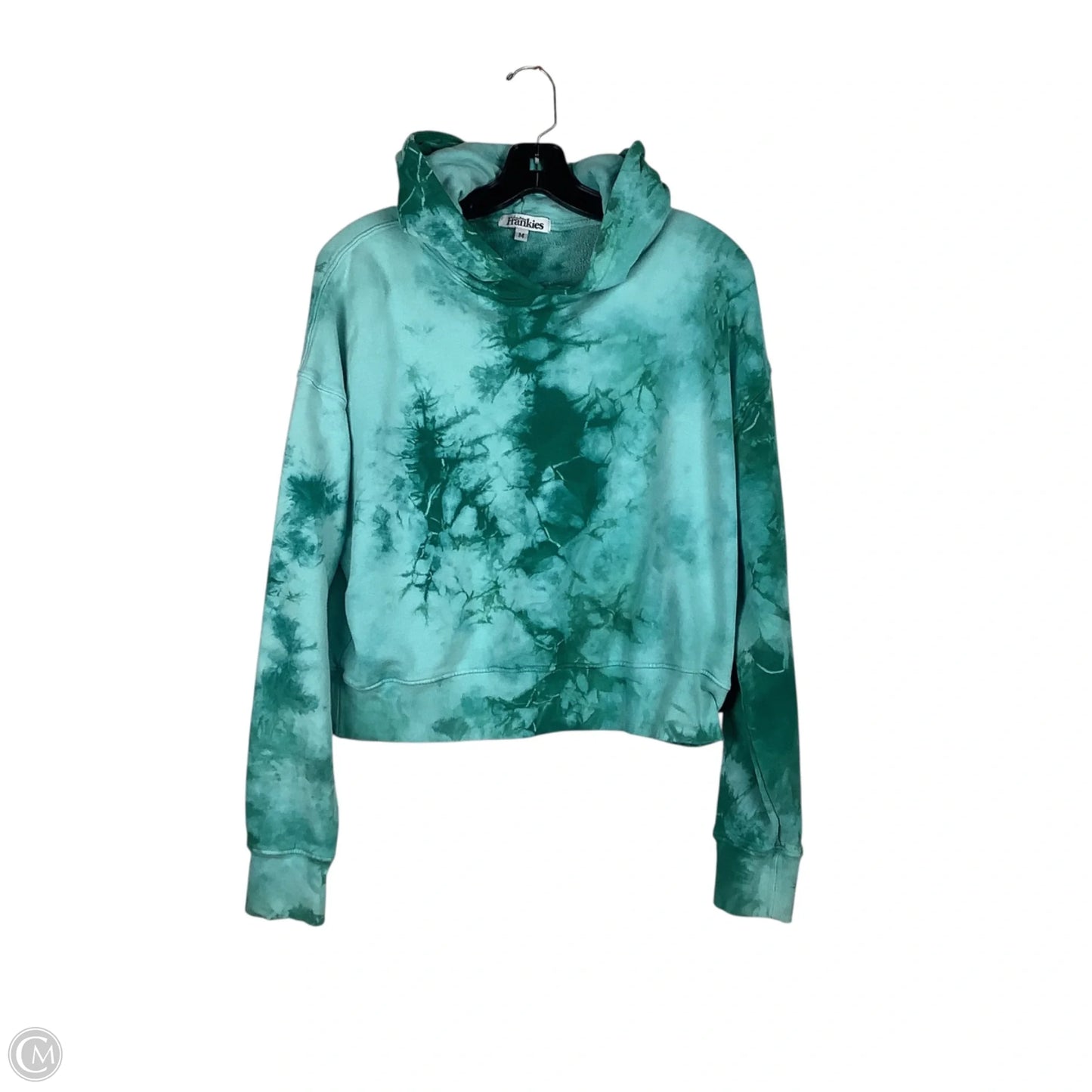 Sweatshirt Hoodie By Cmc In Blue & Green, Size: M