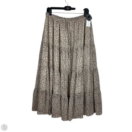 Skirt Maxi By Aerie In Animal Print, Size: L