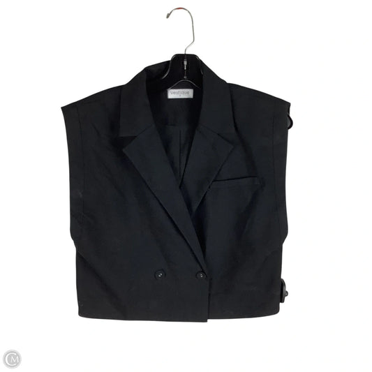 Blazer Vest By Vestique In Black, Size: S