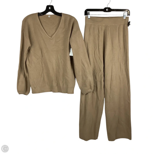 Pants Set 2pc By Clothes Mentor In Tan, Size: S
