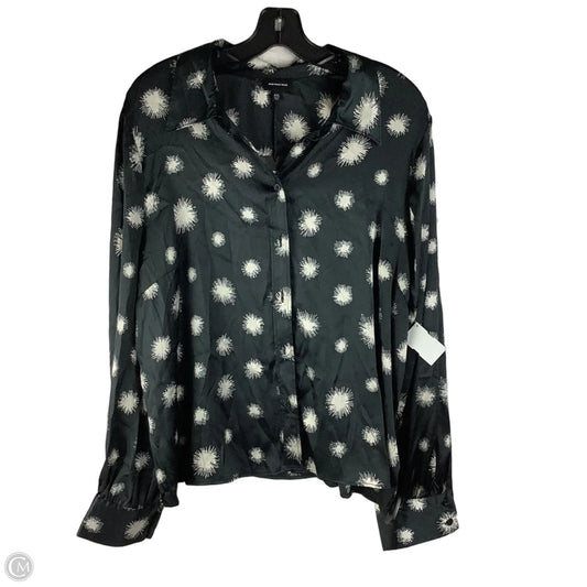 Top Long Sleeve By Who What Wear In Black, Size: Xxl