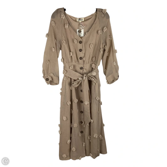 Dress Casual Maxi By Listicle In Brown, Size: M
