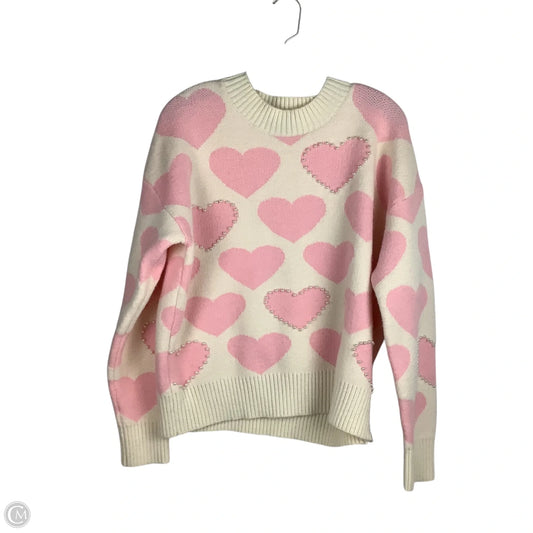 Sweater By Cider In Pink, Size: L