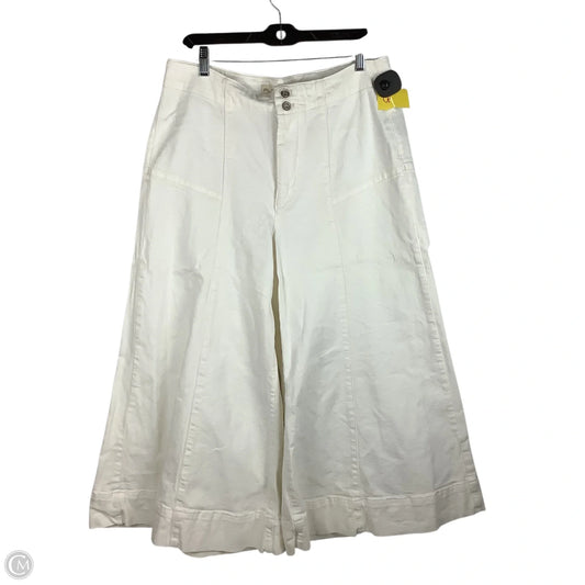 Pants Wide Leg By Pilcro In White, Size: 12 (31)