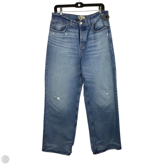 Jeans Straight By Madewell In Blue Denim, Size: 6 (28)