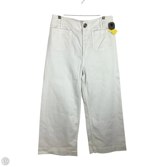 Pants Wide Leg By Pilcro In White, Size: 12 (31)