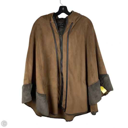 Coat Faux Fur & Sherpa By Cmc In Brown, Size: Xl