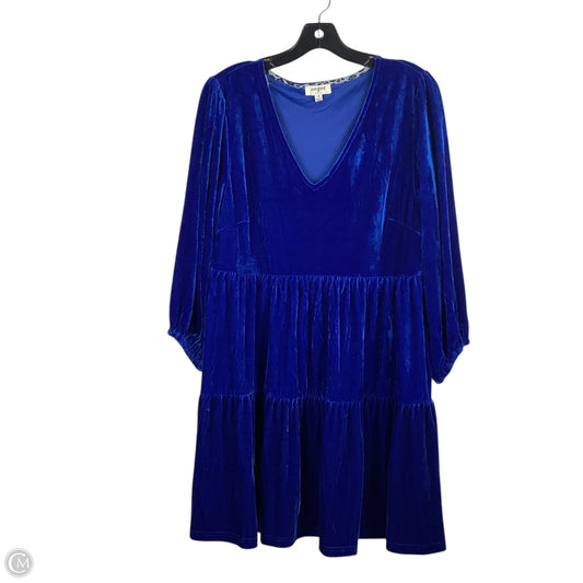 Dress Party Short By Umgee In Blue, Size: M