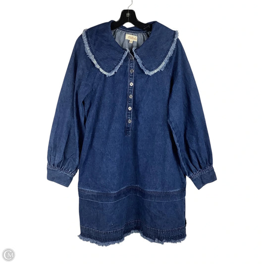 Dress Party Short By Listicle In Blue Denim, Size: M