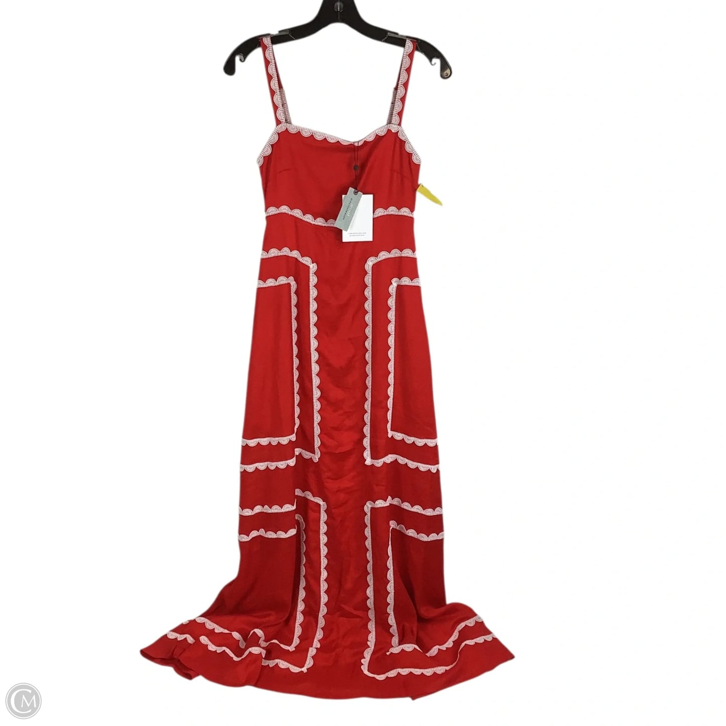 Dress Party Long By Anthropologie In Red, Size: Xsp