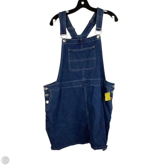 Dress Party Short By Forever 21 In Blue Denim, Size: 3x