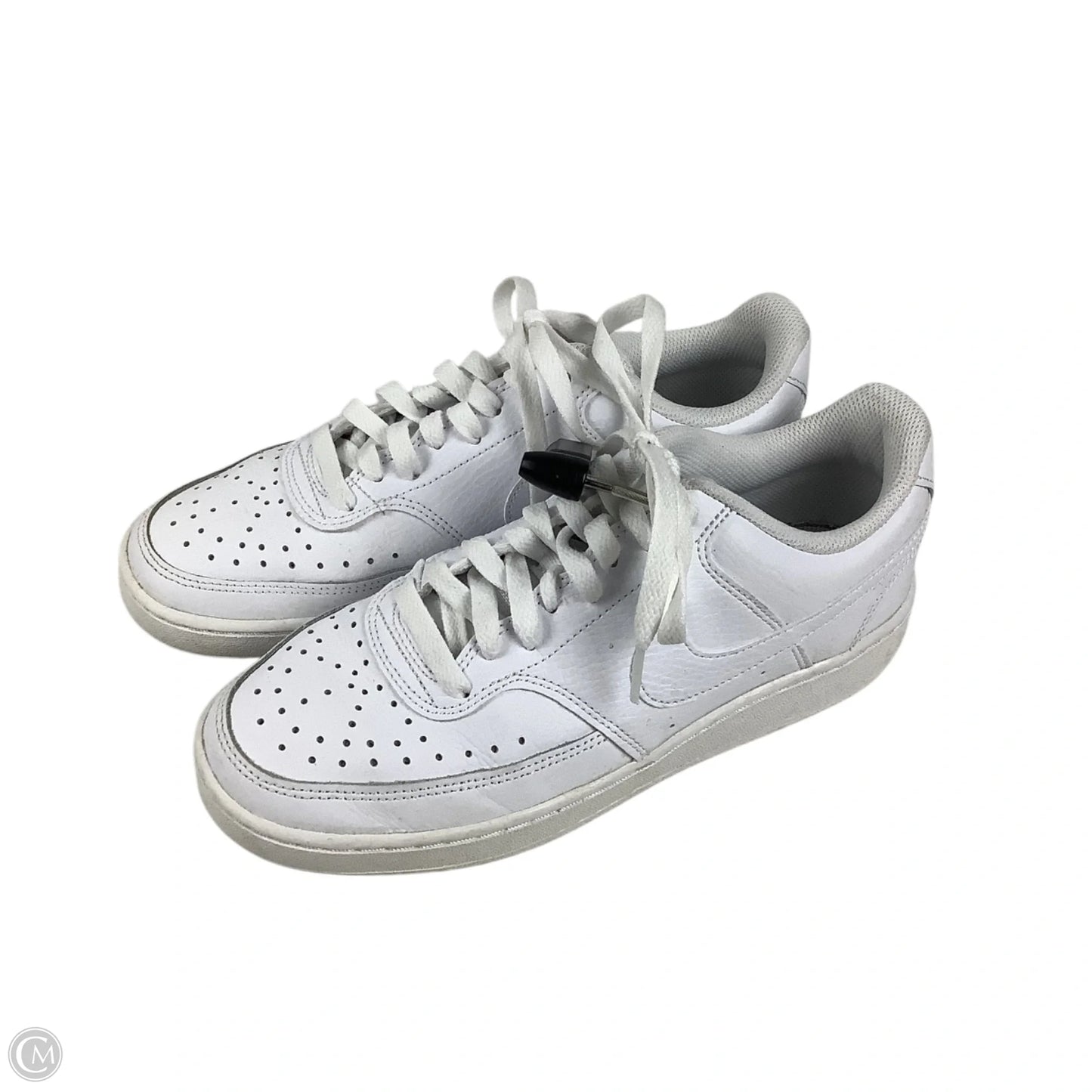 Shoes Athletic By Nike In White, Size: 7.5