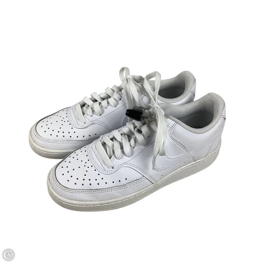 Shoes Athletic By Nike In White, Size: 7.5