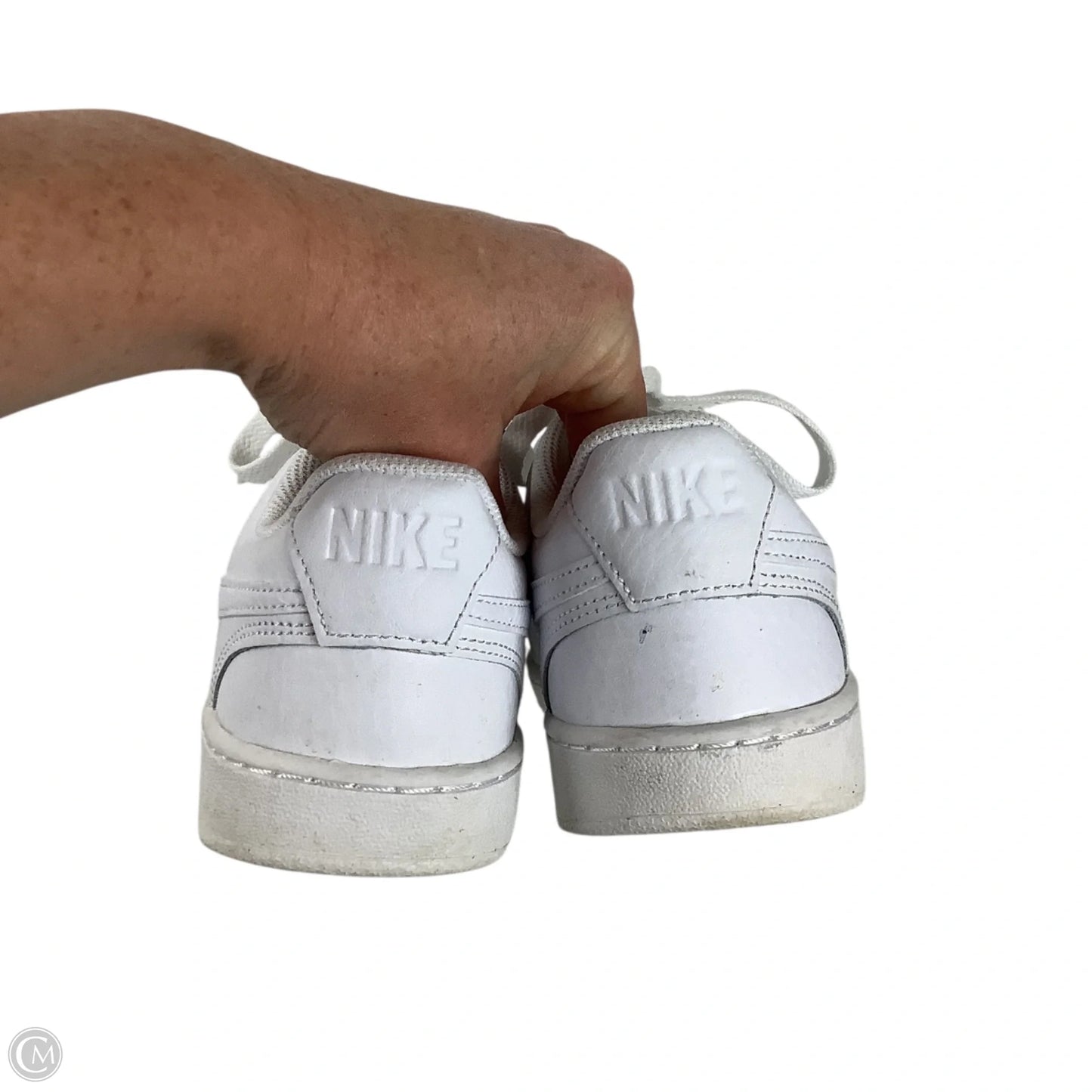 Shoes Athletic By Nike In White, Size: 7.5
