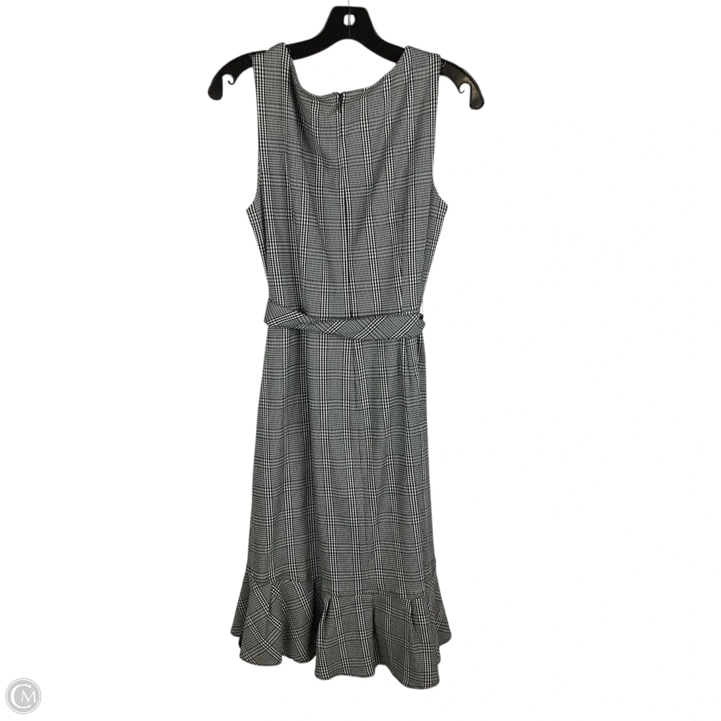 Dress Work By Calvin Klein In Black & White, Size: 8
