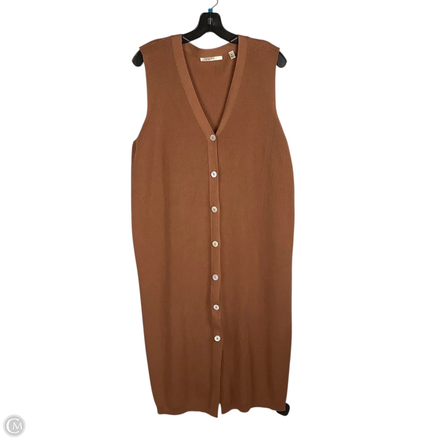 Dress Sweater By Cyrus In Brown, Size: Xl