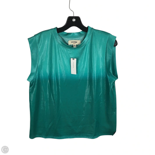 Top Short Sleeve By Porridge In Teal, Size: S
