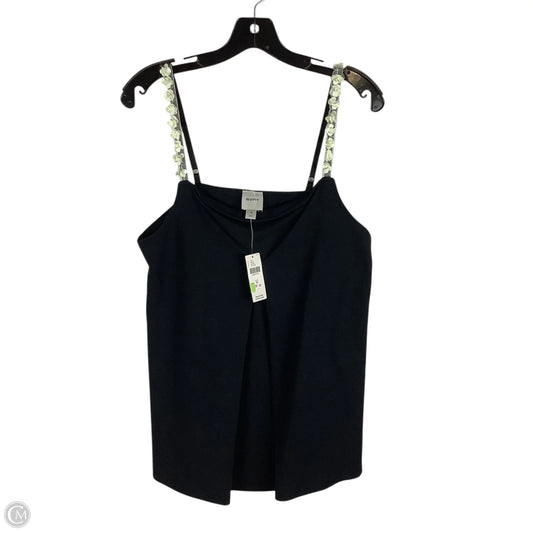 Top Sleeveless By Maeve In Black, Size: M