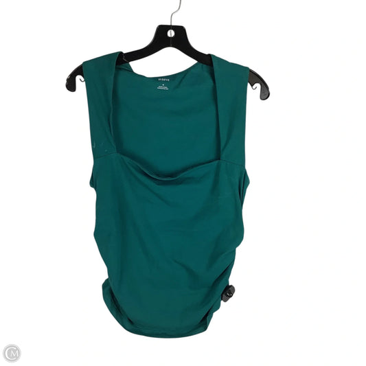 Top Sleeveless By Maeve In Teal, Size: M