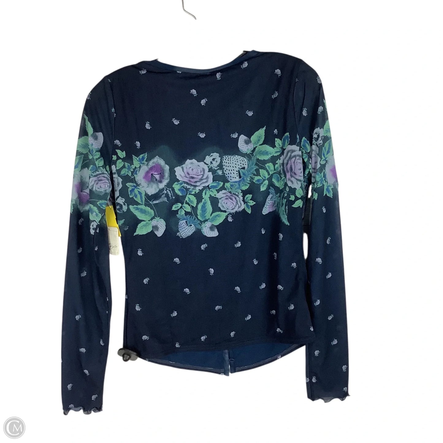Top Long Sleeve By Free People In Navy, Size: S