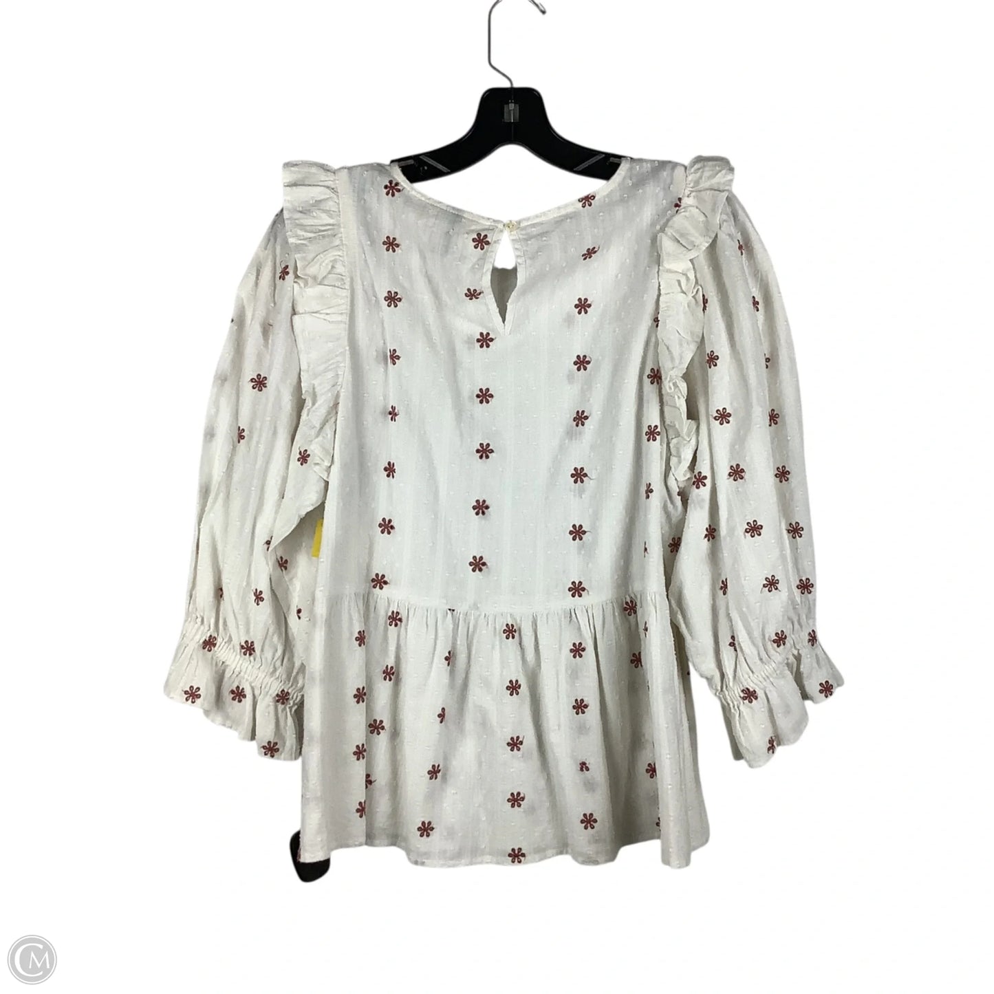 Top Long Sleeve By Universal Standard In White, Size: M