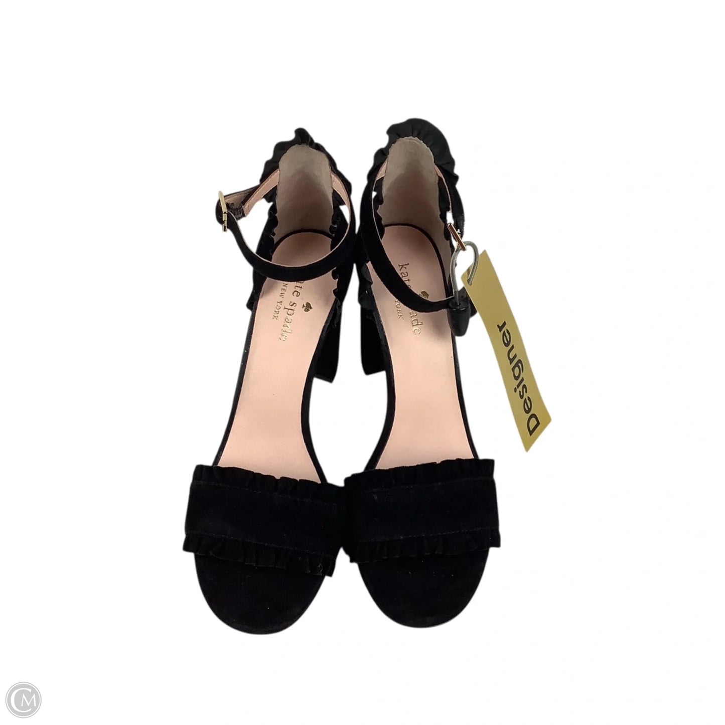 Sandals Designer By Kate Spade In Black, Size: 7.5