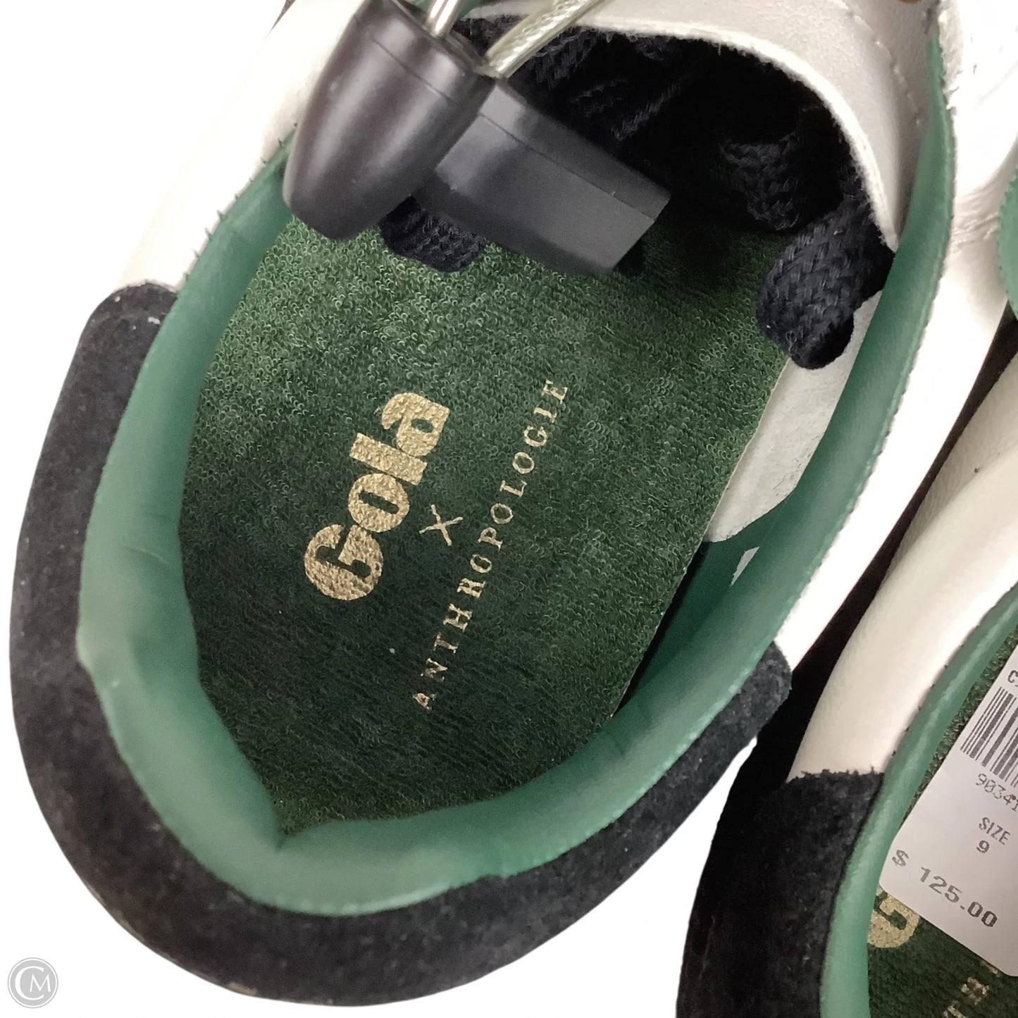 Shoes Sneakers By Anthropologie GOLA In Green & White, Size: 9