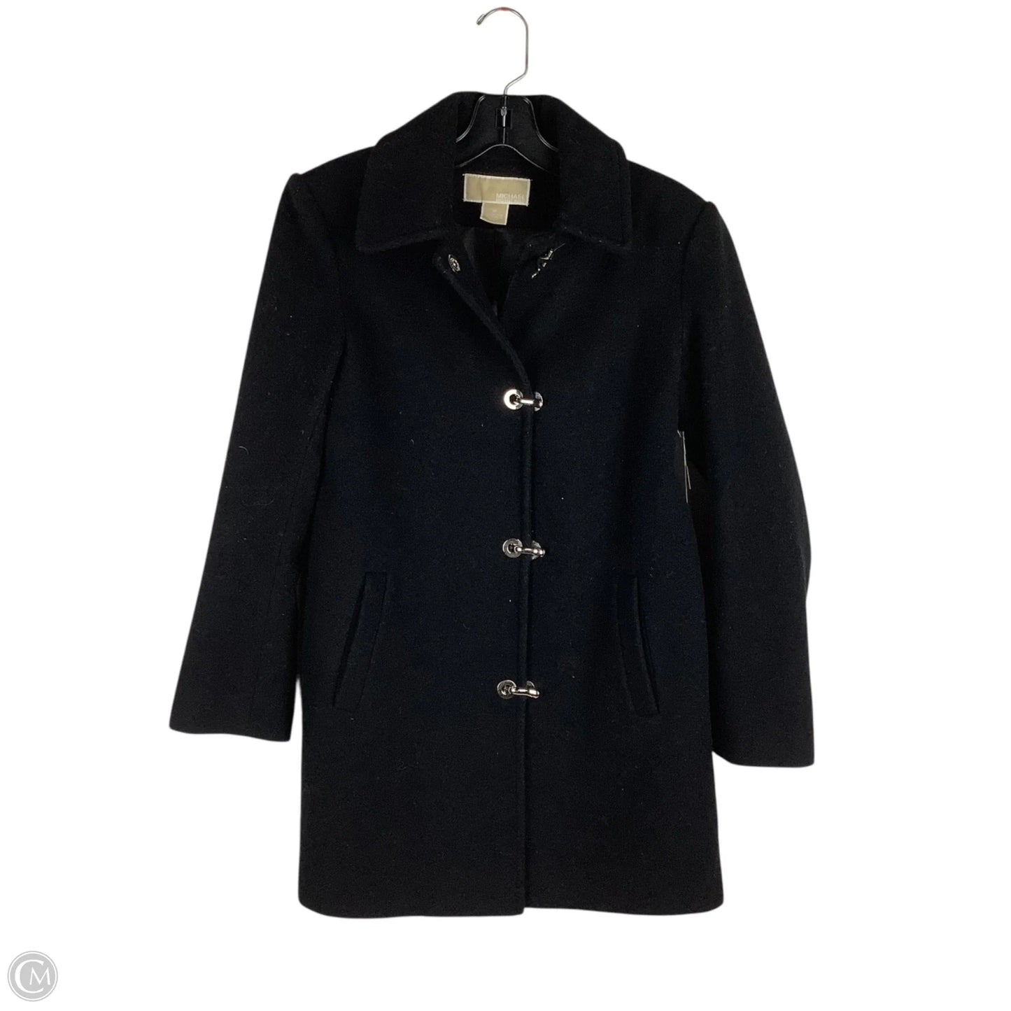 Coat Wool By Michael By Michael Kors In Black, Size: 4p