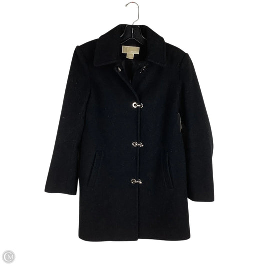 Coat Wool By Michael By Michael Kors In Black, Size: 4p