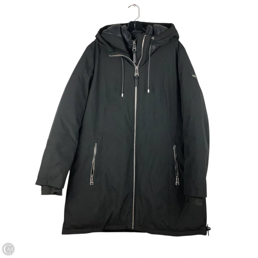 Coat Puffer & Quilted By Dkny In Black, Size: Xl