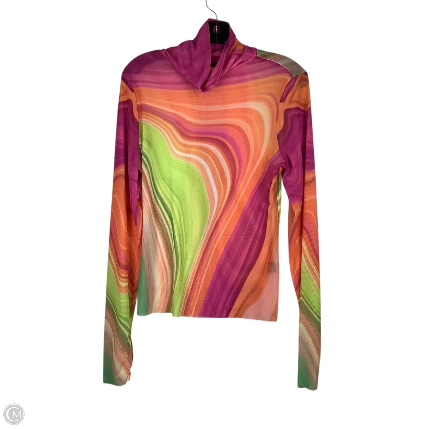 Top Long Sleeve By Afrm In Multi-colored, Size: Xl