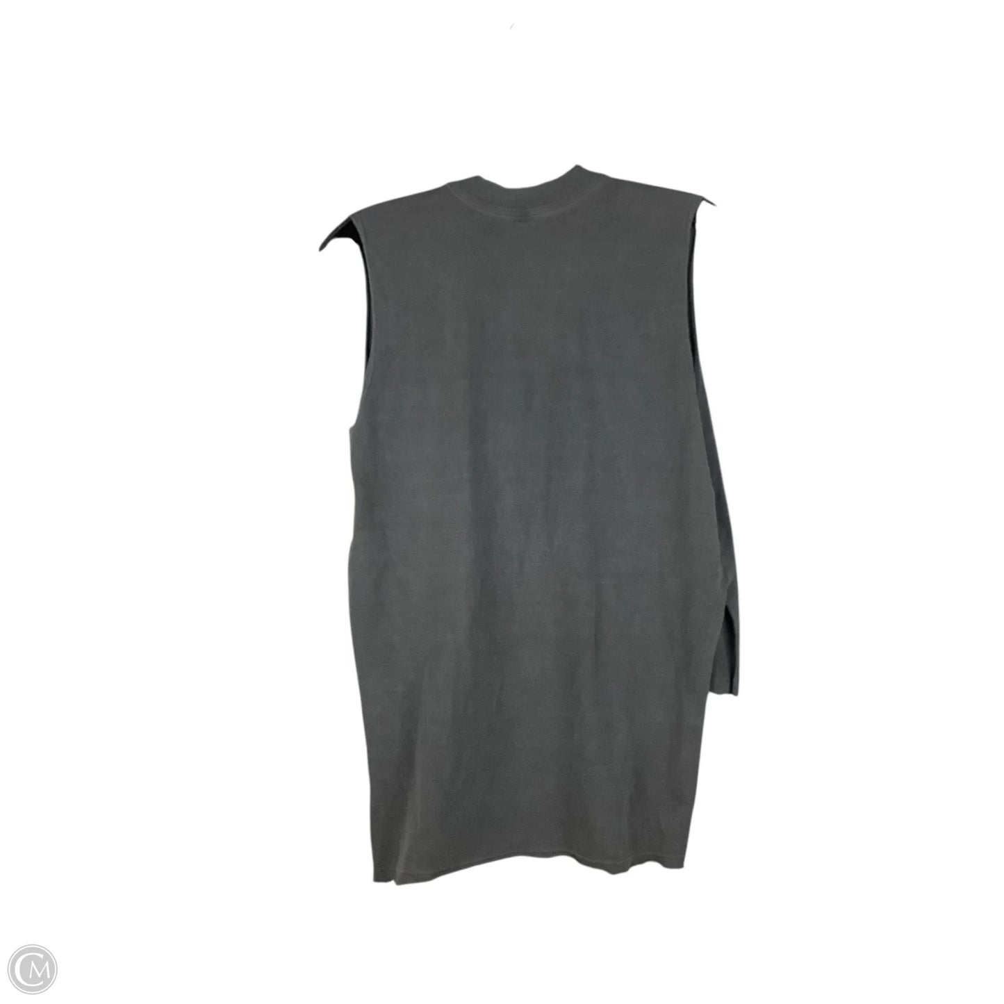 Top Sleeveless By Cmc In Grey, Size: S