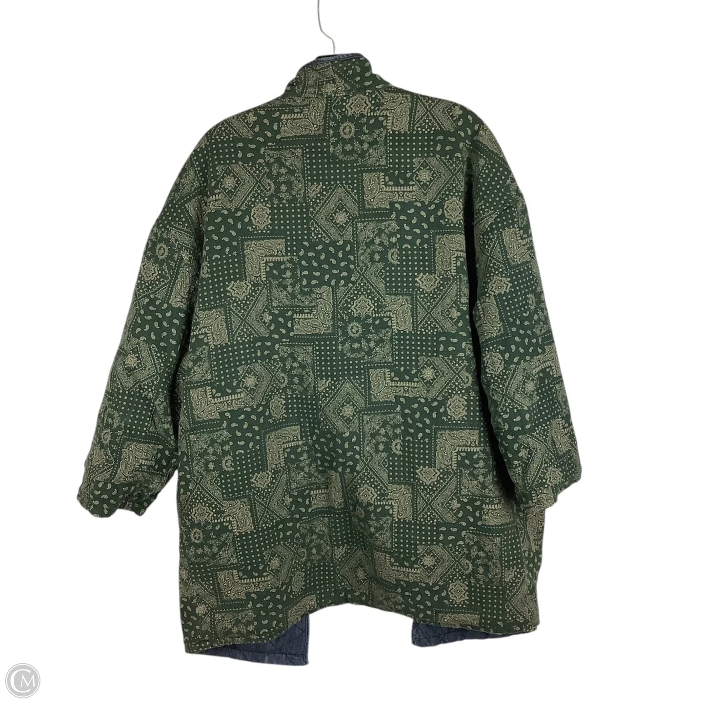 Jacket Puffer & Quilted By Current Air In Green, Size: S