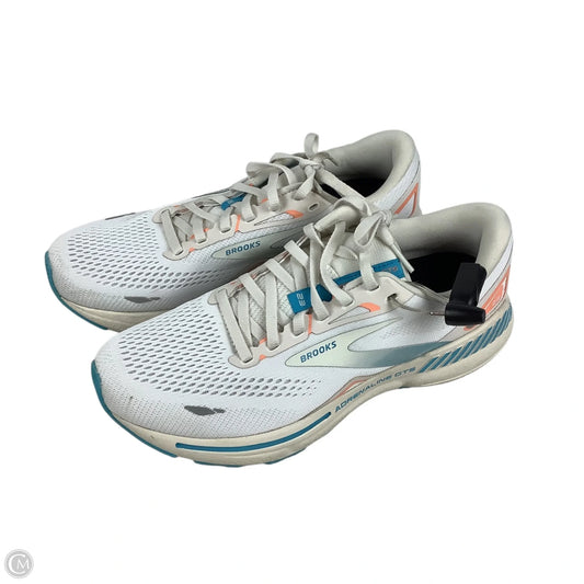 Shoes Athletic By Brooks In White, Size: 9