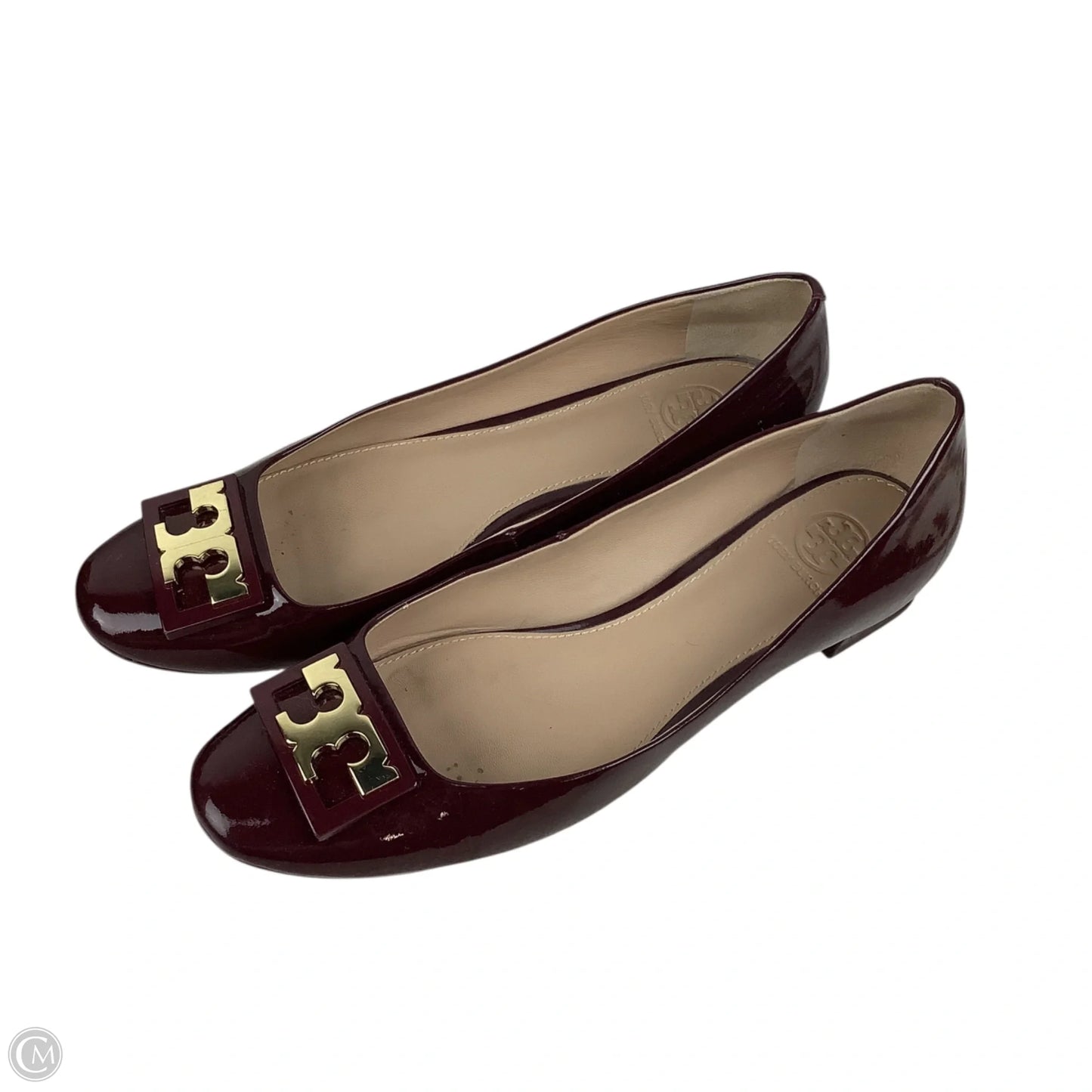 Shoes Designer By Tory Burch In Maroon, Size: 9.5