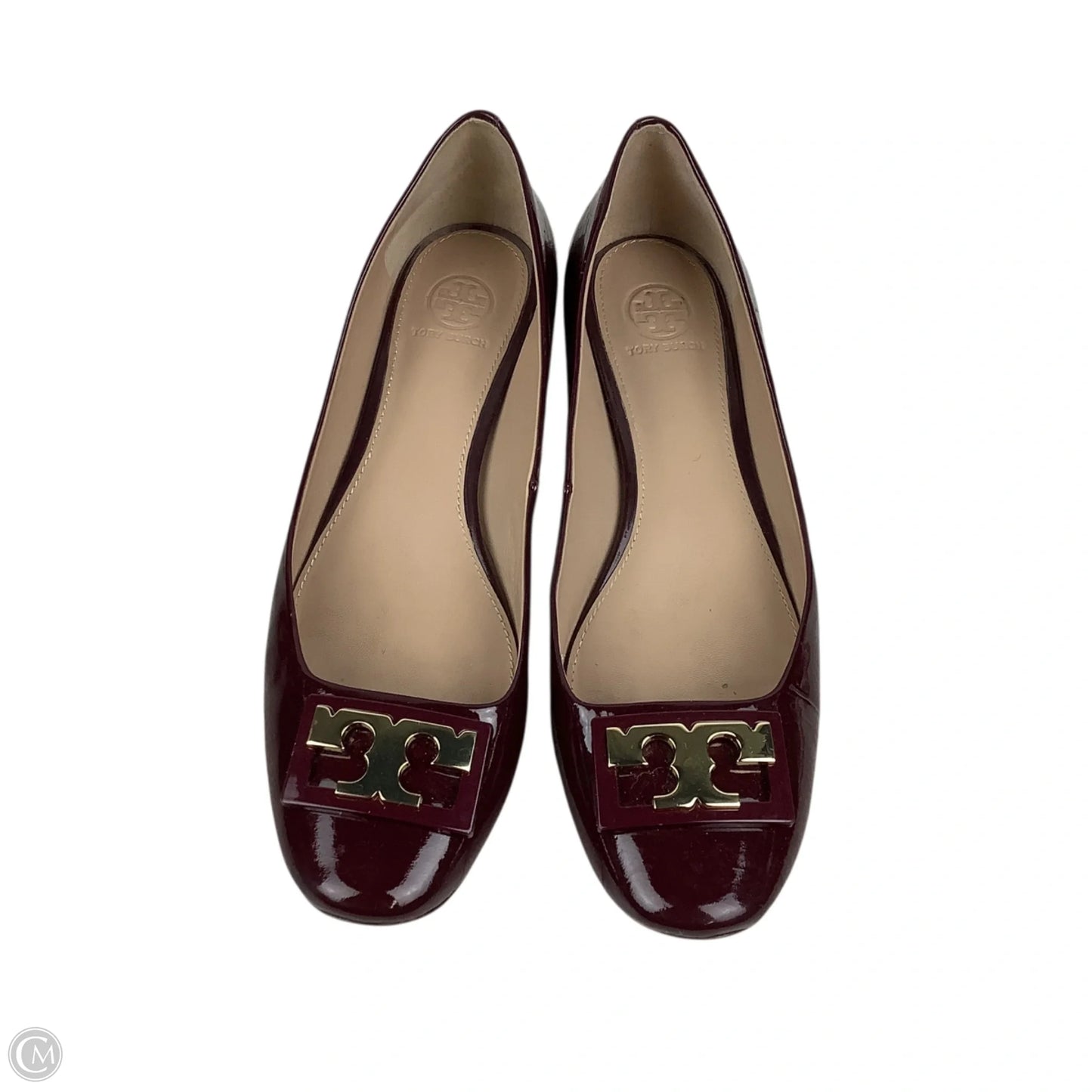 Shoes Designer By Tory Burch In Maroon, Size: 9.5