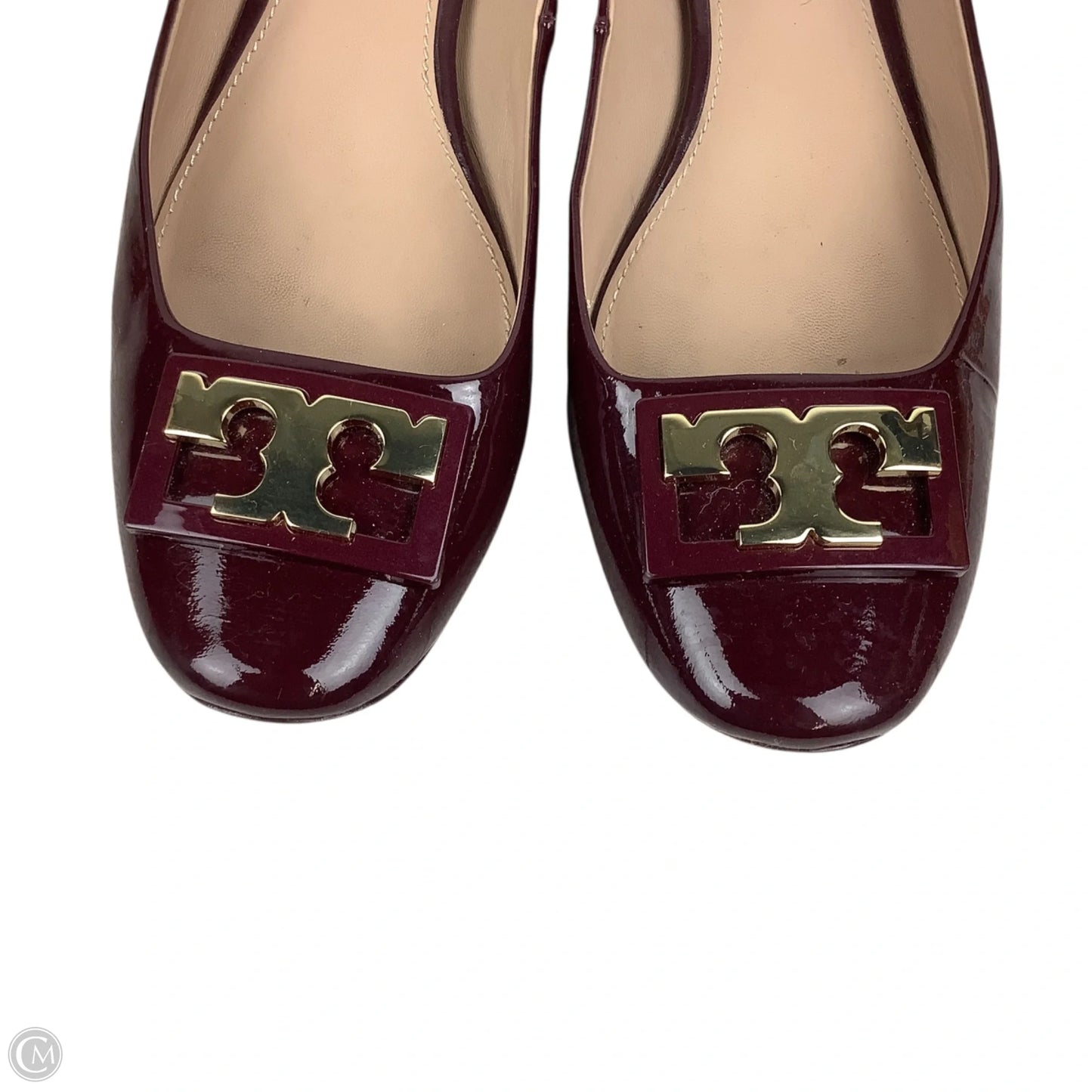 Shoes Designer By Tory Burch In Maroon, Size: 9.5