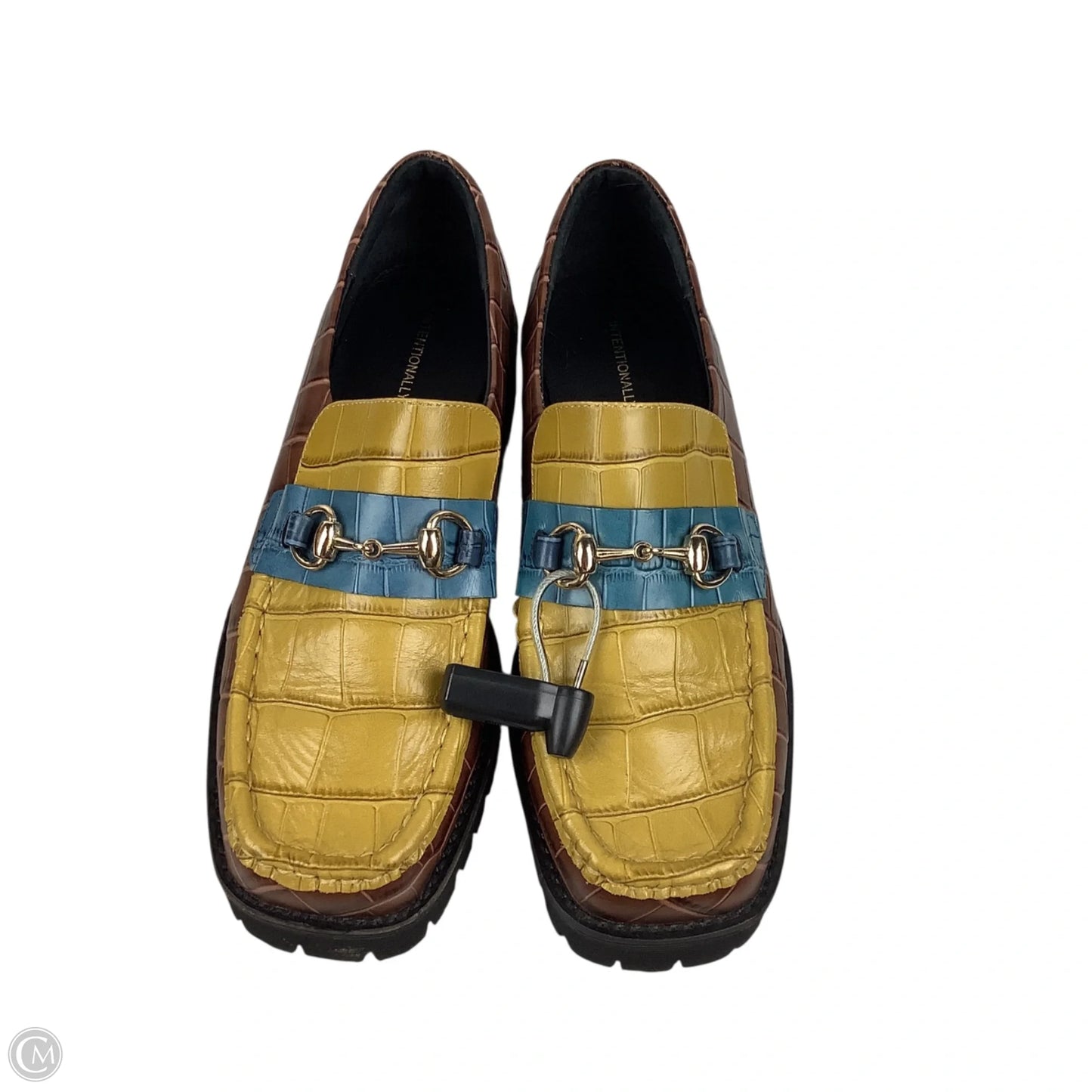 Shoes Heels Block By Cmc In Yellow, Size: 9