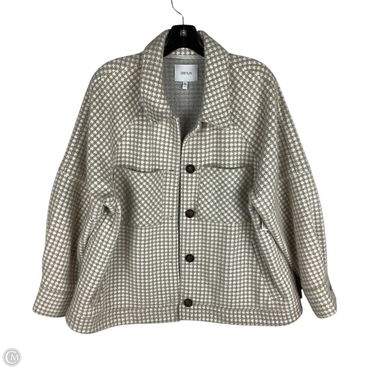 Jacket Other By Greylin In Tan & White, Size: L