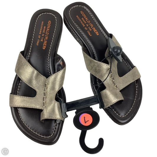 Sandals Flip Flops By Donald Pliner In Taupe, Size: 7